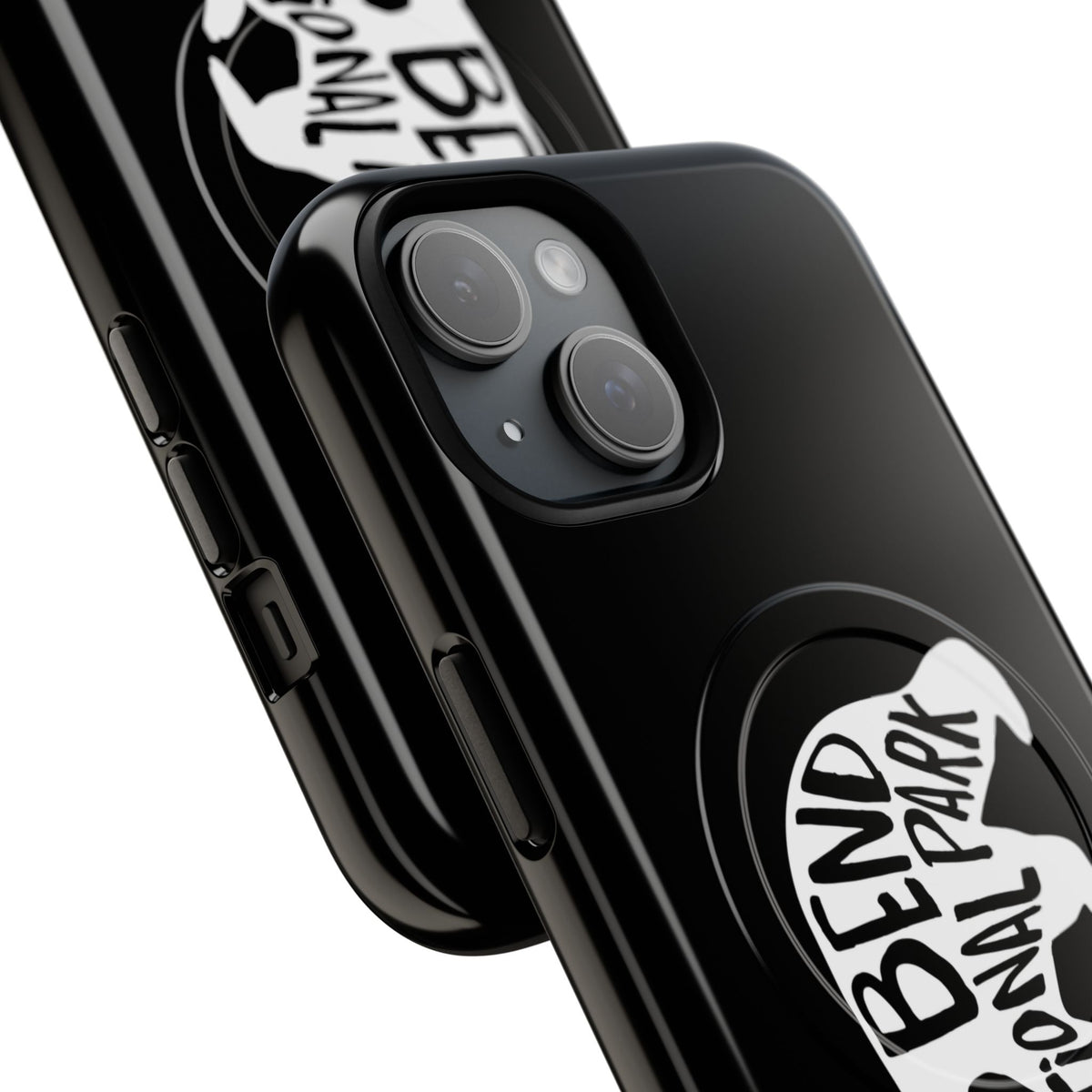 Big Bend National Park iPhone Case with MagSafe - Black Bear Design