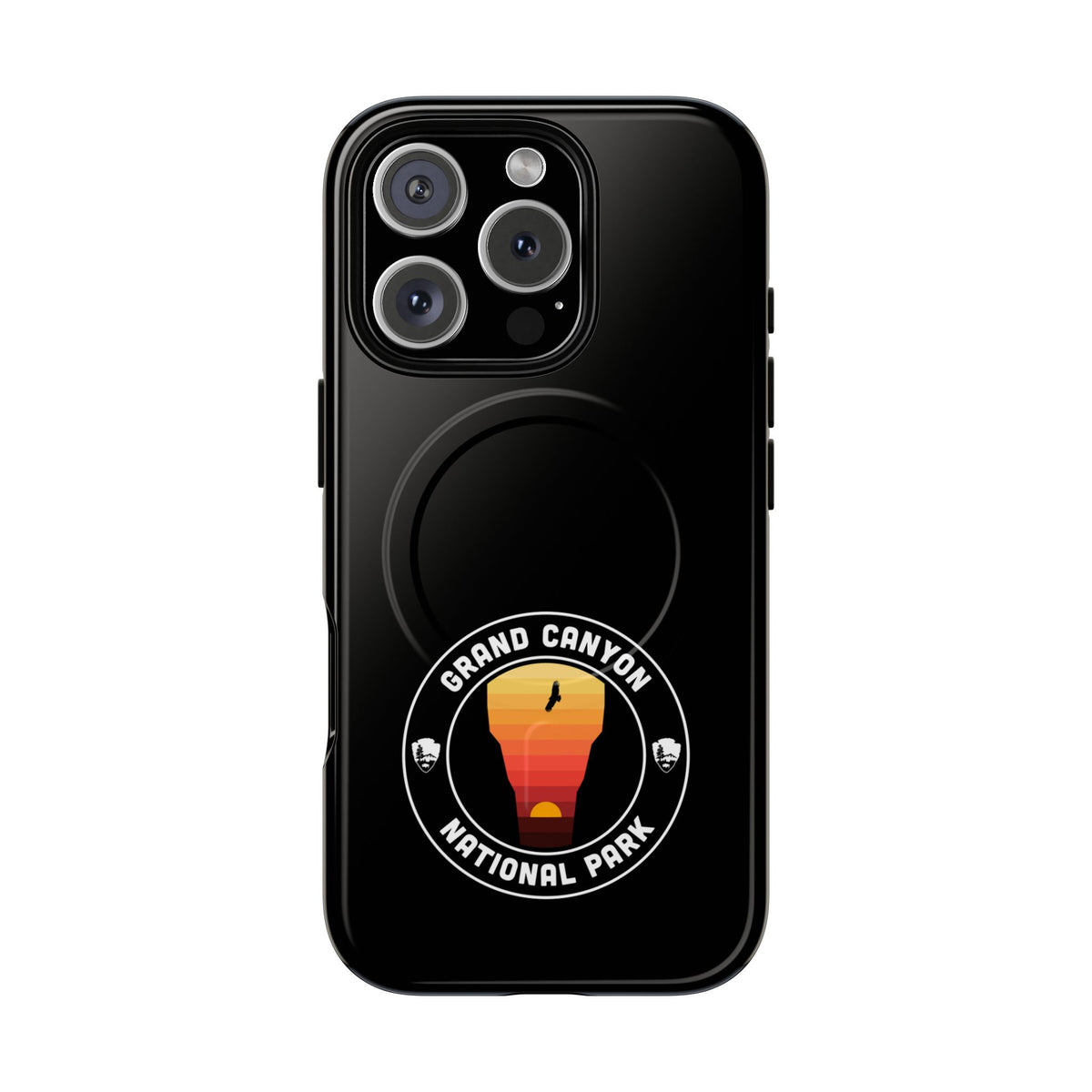 Grand Canyon National Park iPhone Case with MagSafe - Round Emblem Design