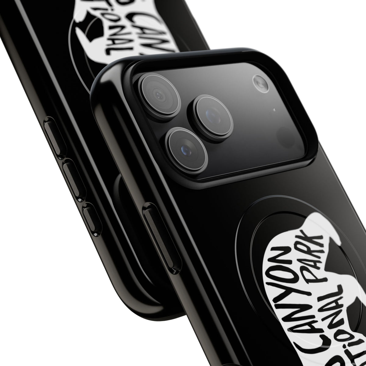 Kings Canyon National Park iPhone Case with MagSafe - Black Bear Design