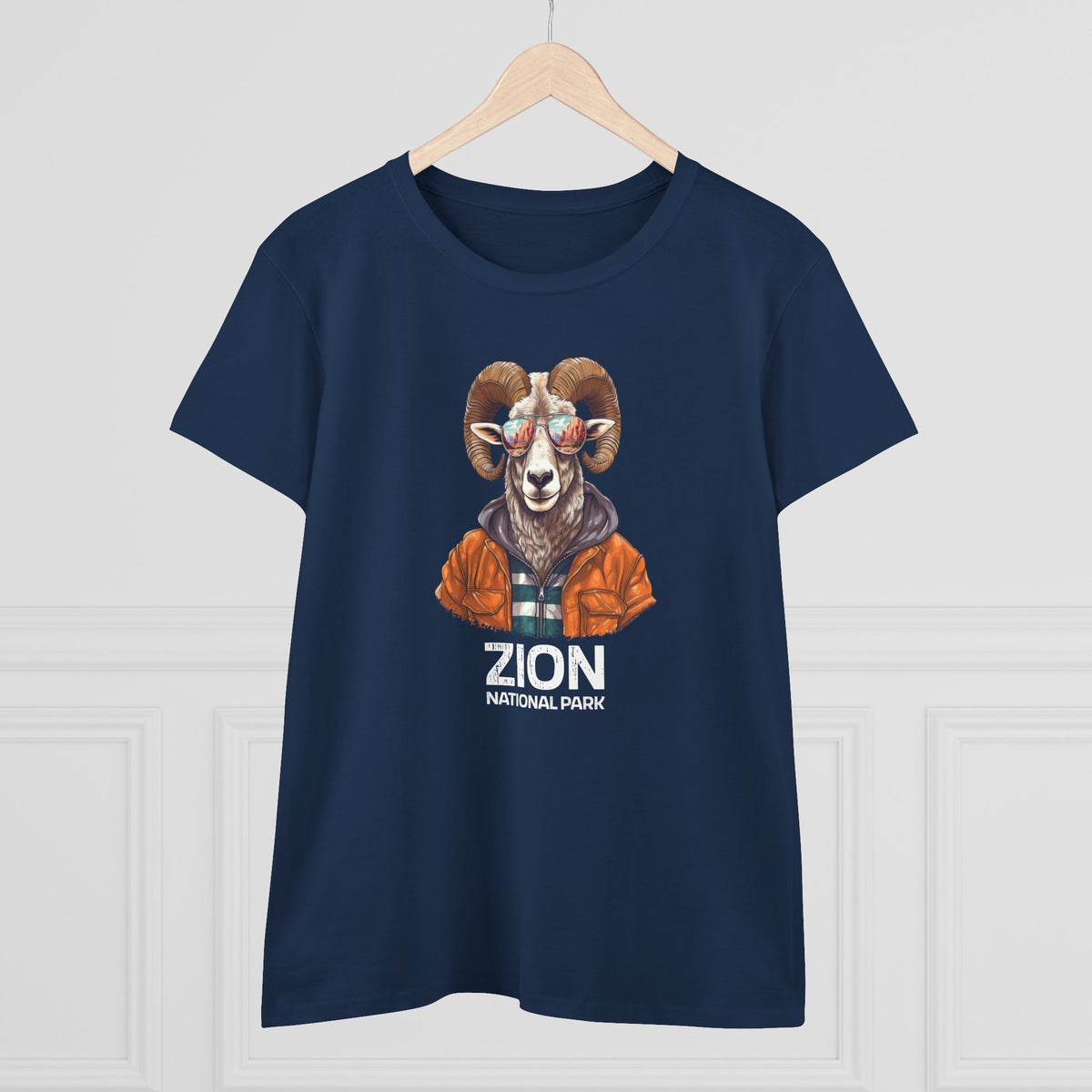 Zion National Park Women's T-Shirt - Cool Bighorn Sheep