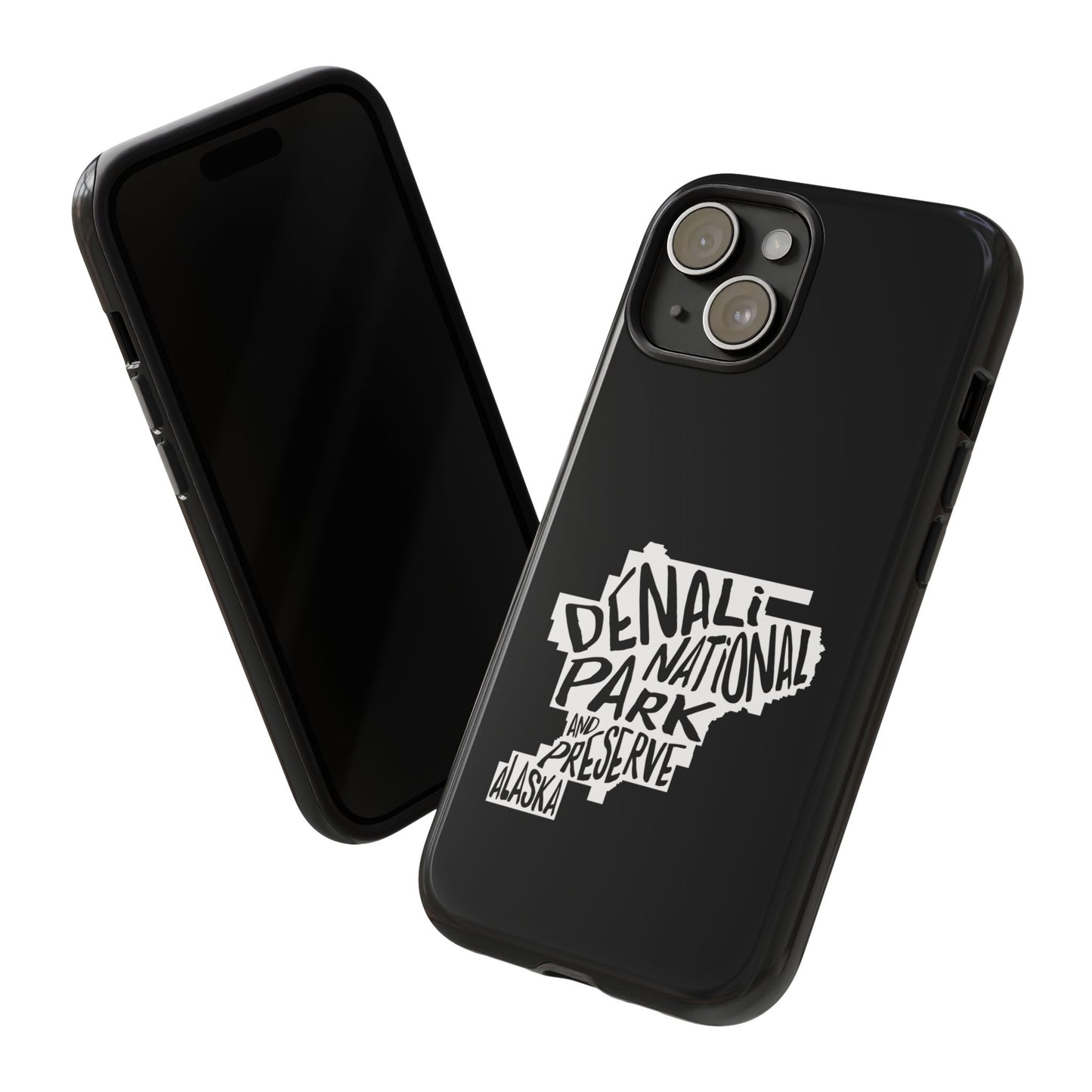 Denali National Park Phone Case - Map Design