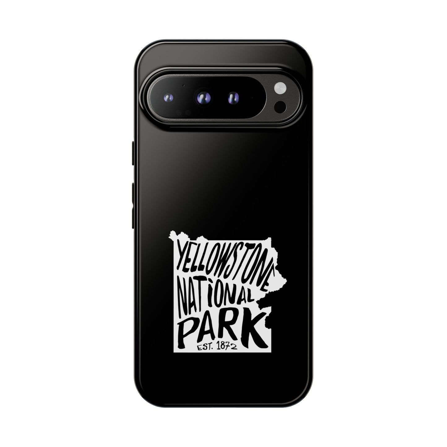Yellowstone National Park Phone Case - Map Design