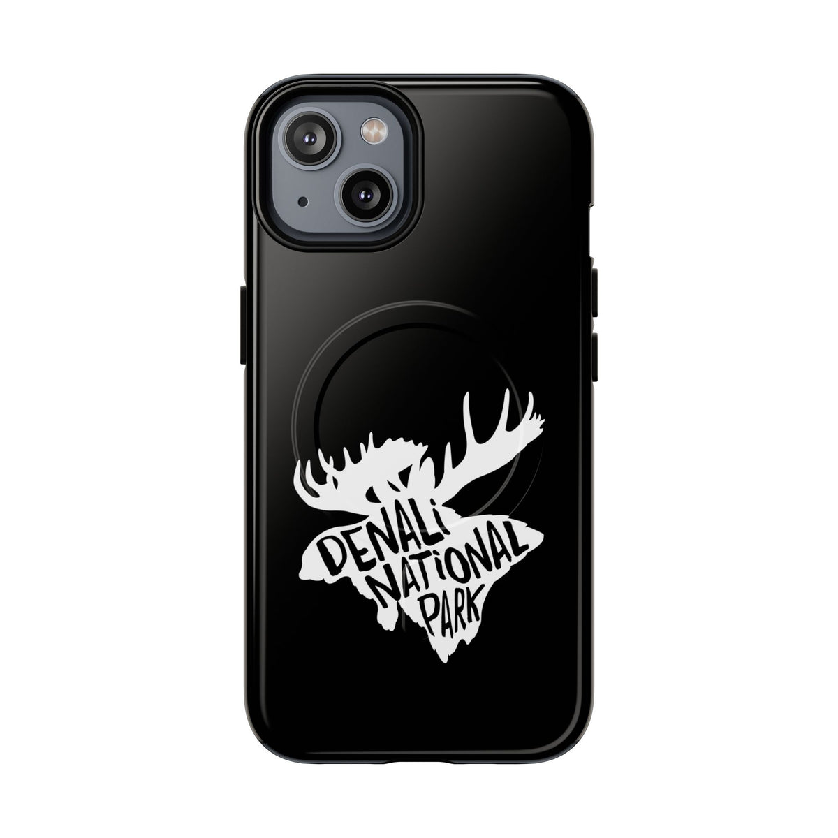 Denali National Park iPhone Case with MagSafe - Moose Design