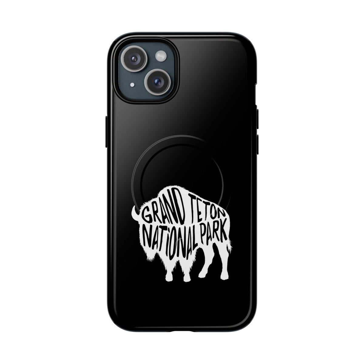 Grand Teton National Park iPhone Case with MagSafe - Bison Design