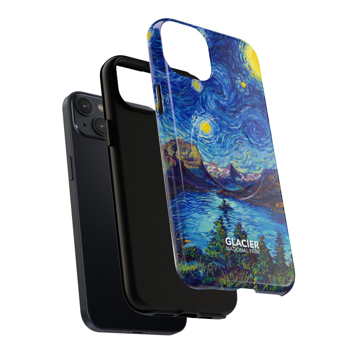Glacier National Park iPhone Case with MagSafe - Starry Night