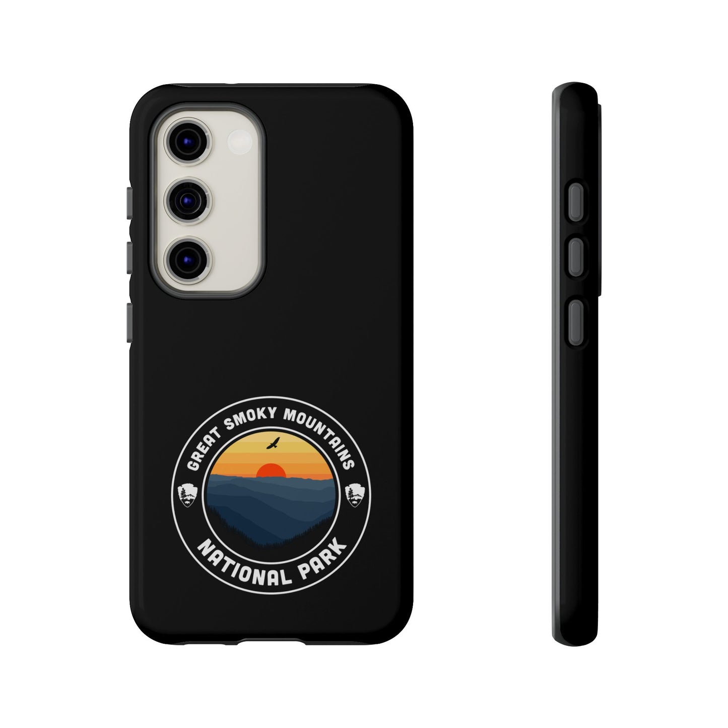 Great Smoky Mountains National Park Phone Case - Round Emblem Design