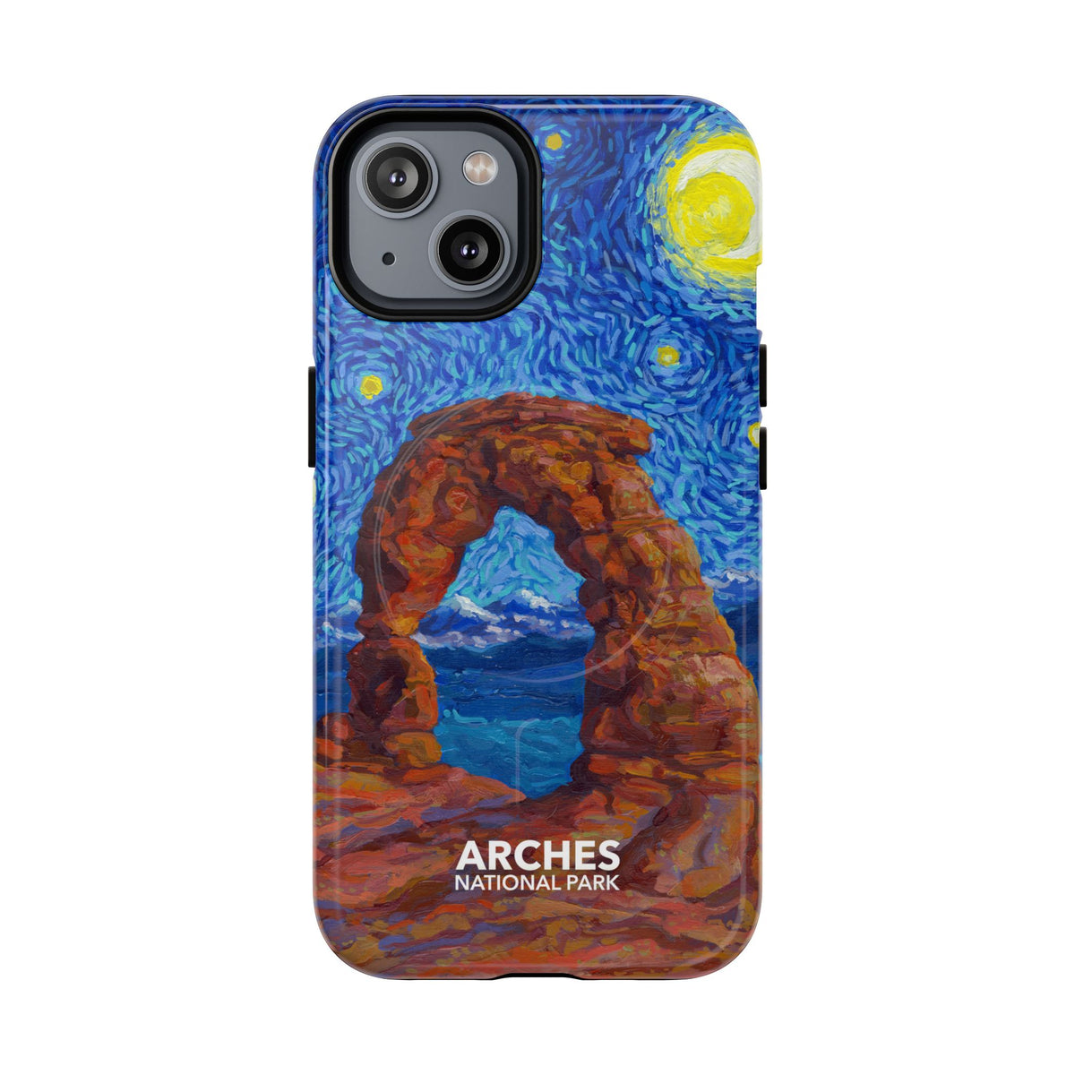 Arches National Park iPhone Case with MagSafe - Starry Night
