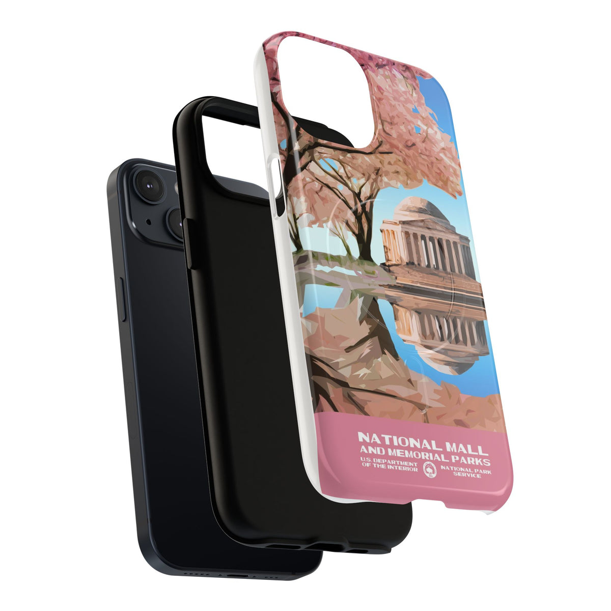 National Mall Washington DC iPhone Case with MagSafe - WPA Design