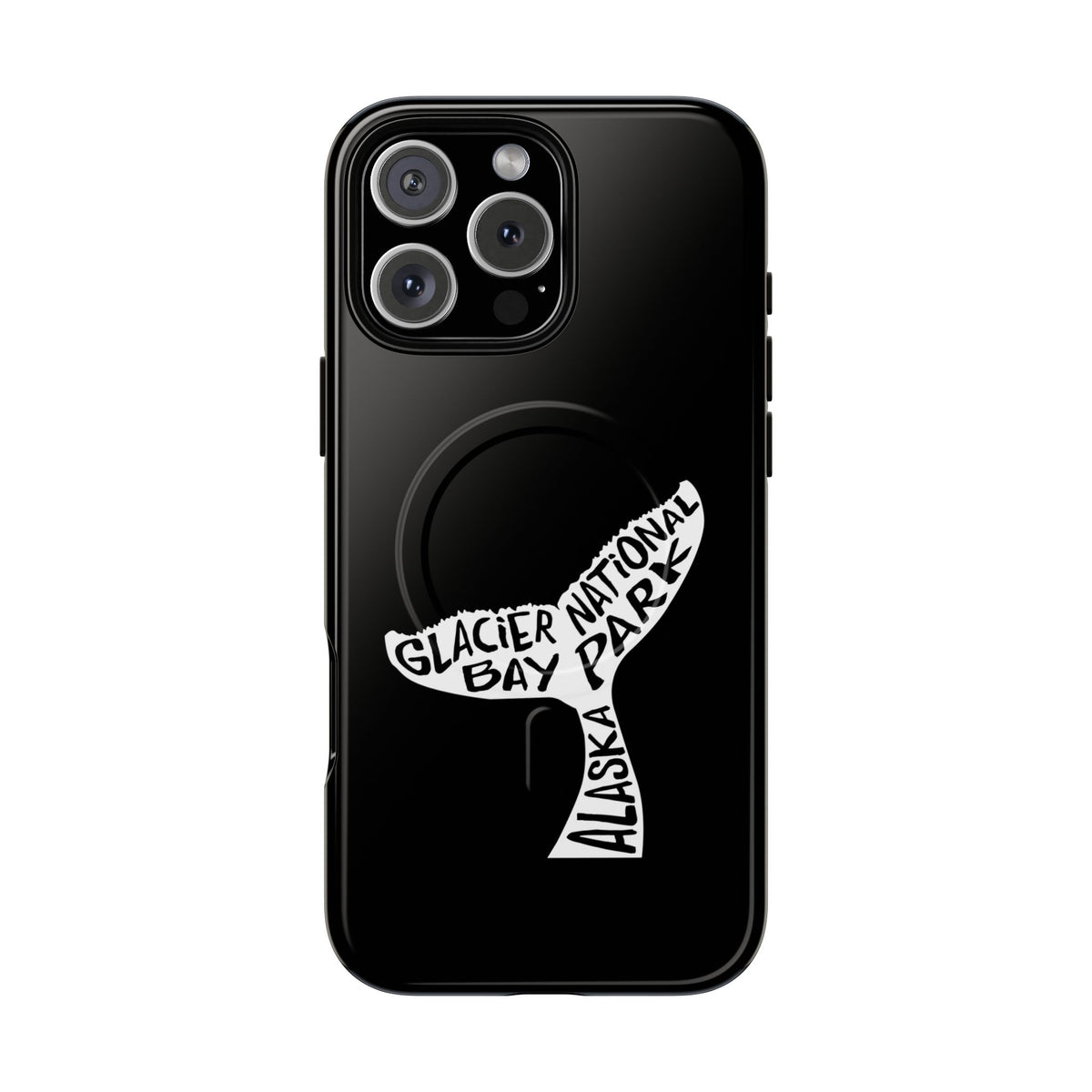 Glacier Bay National Park iPhone Case with MagSafe - Humpback Whale Tail Design