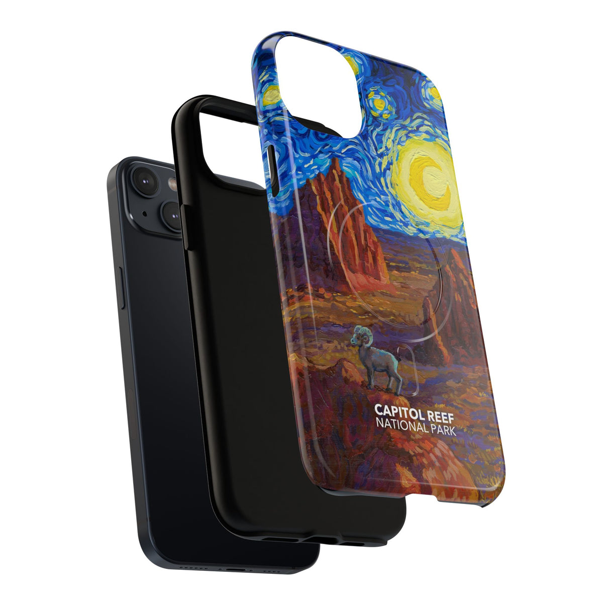 Capitol Reef National Park iPhone Case with MagSafe - Starry Night