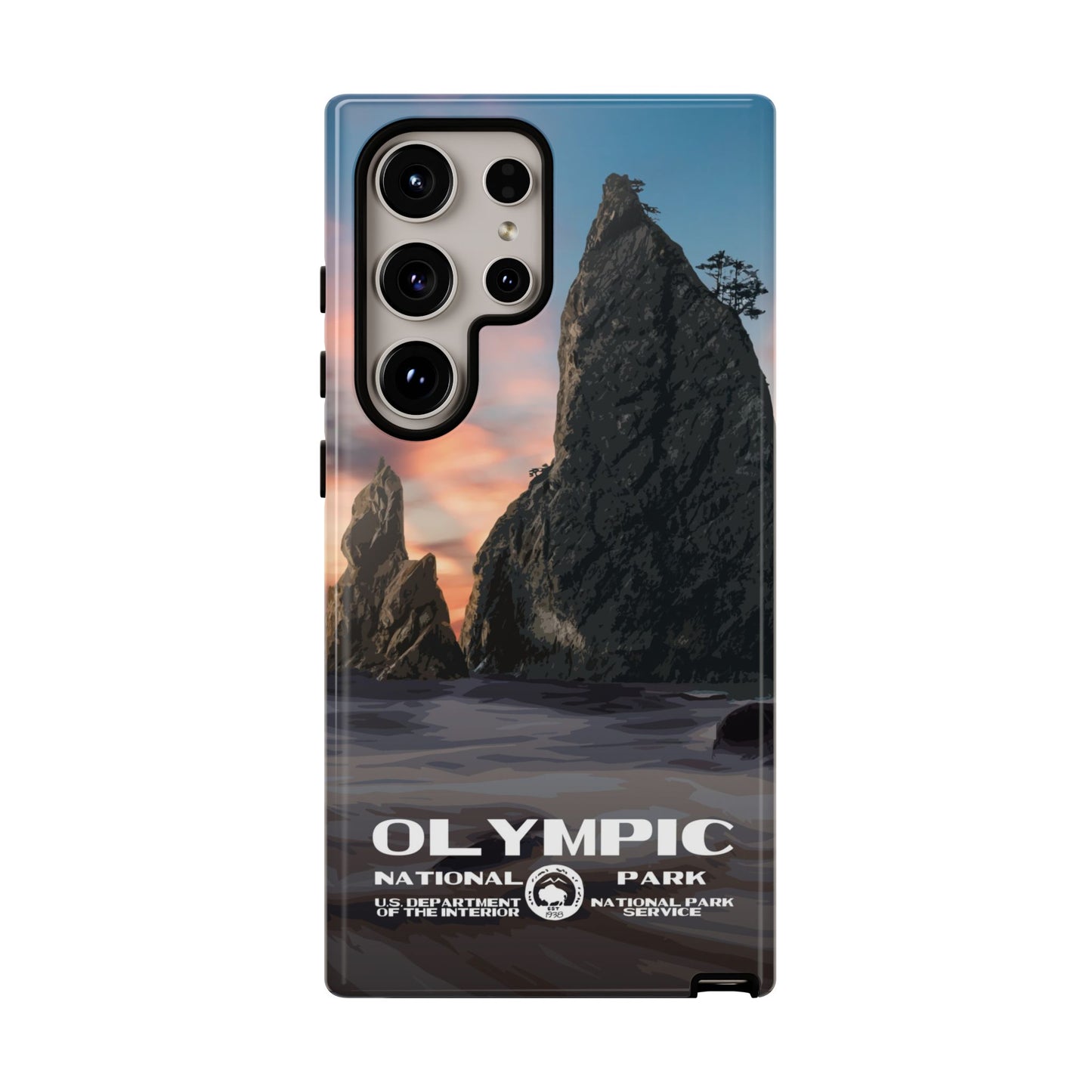 Olympic National Park Phone Case - WPA Style