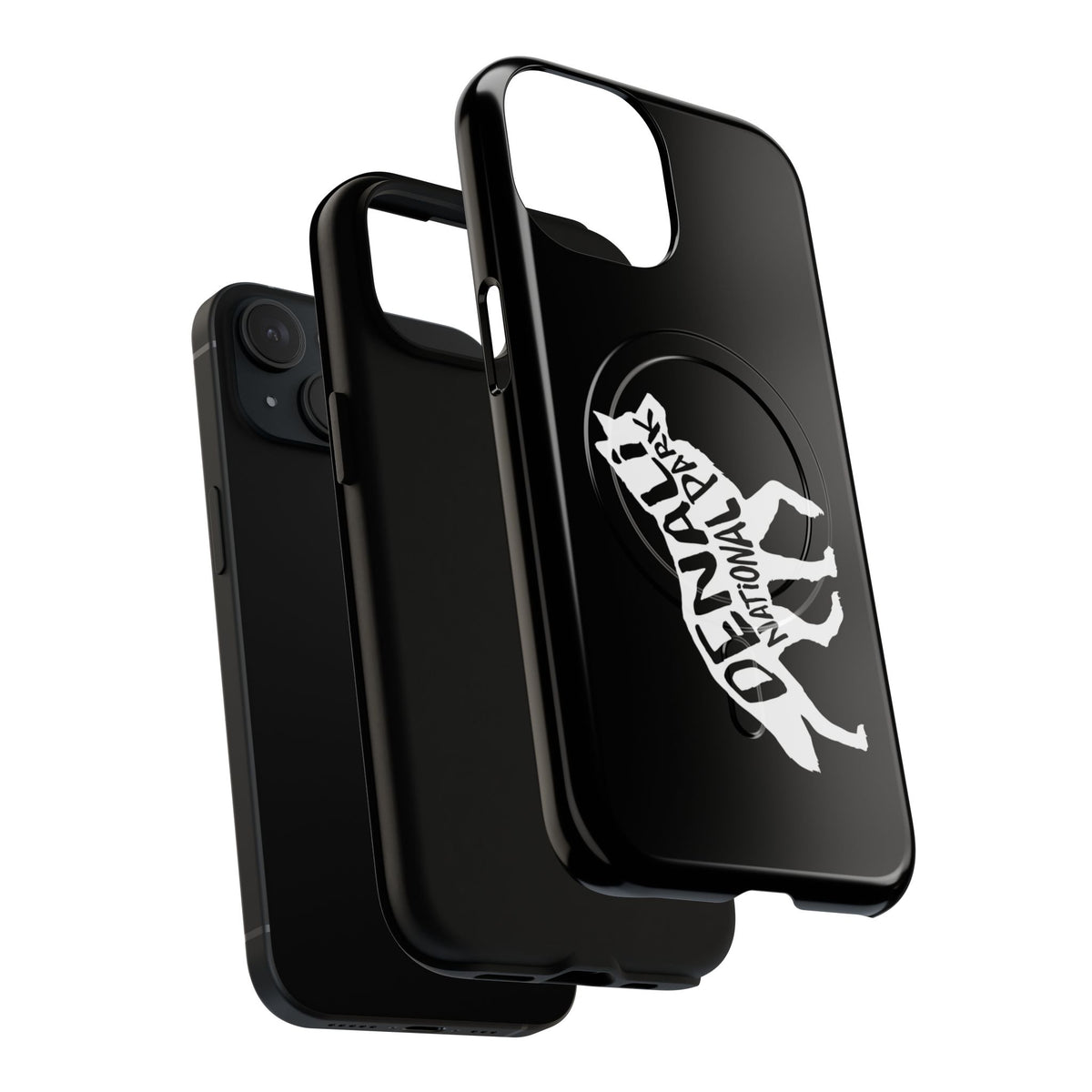 Denali National Park iPhone Case with MagSafe - Wolf Design