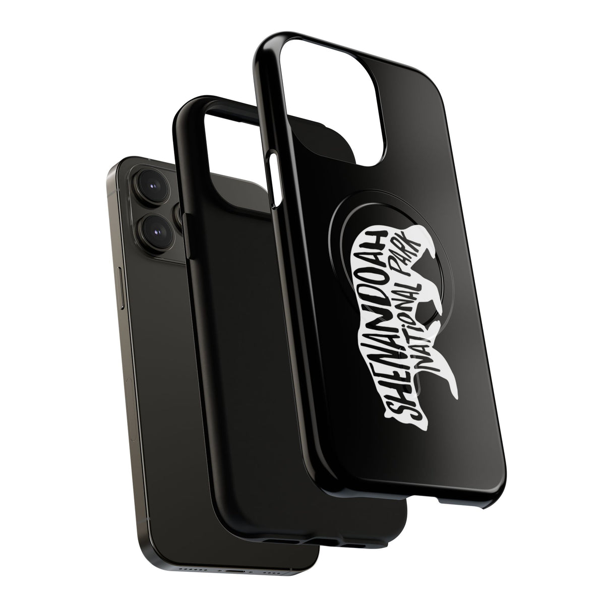 Shenandoah National Park iPhone Case with MagSafe - Black Bear Design