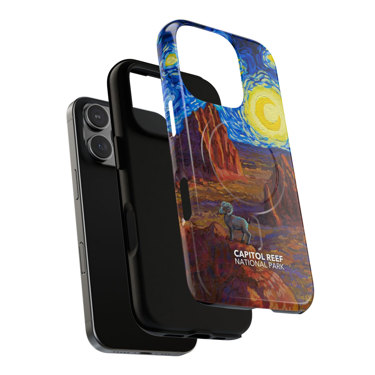 Capitol Reef National Park iPhone Case with MagSafe - Starry Night