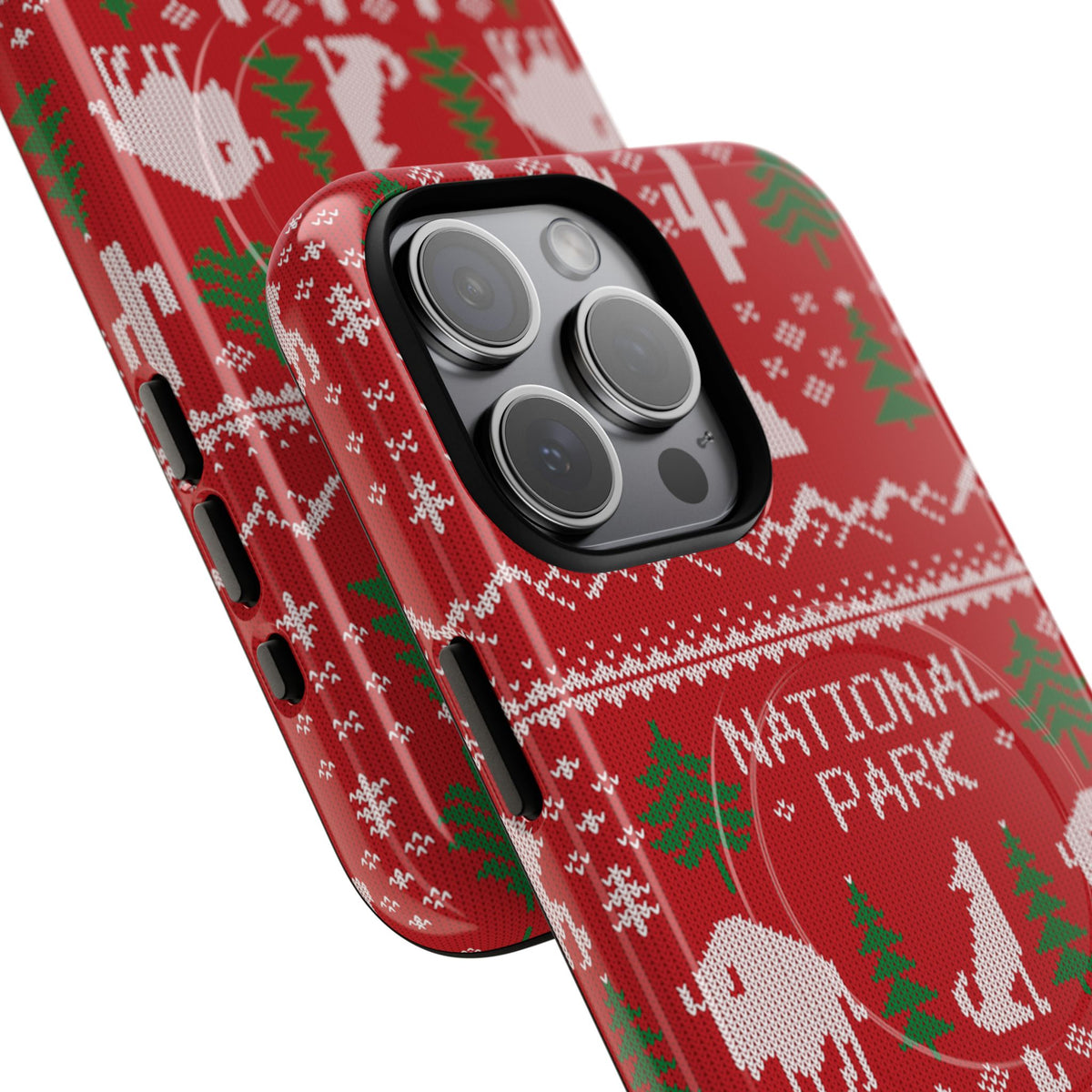 National Park iPhone Case with MagSafe - Fair Isle Pattern