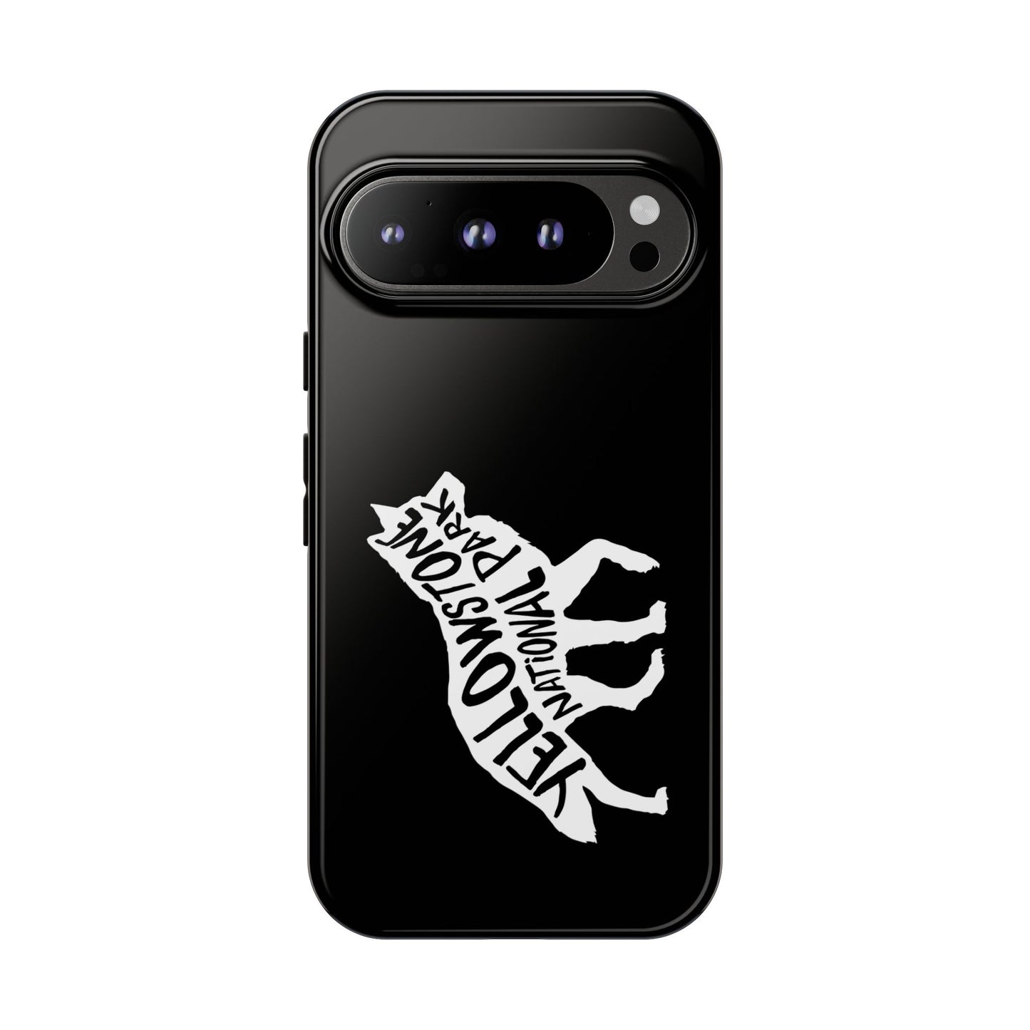Yellowstone National Park Phone Case - Wolf Design