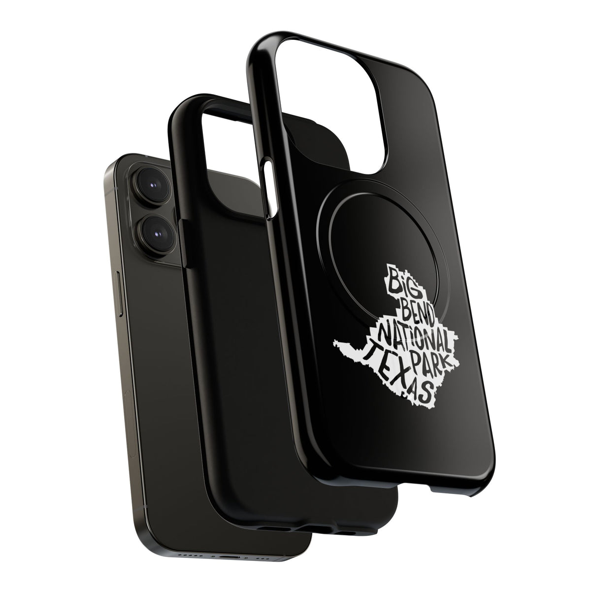 Big Bend National Park iPhone Case with MagSafe - Map Design