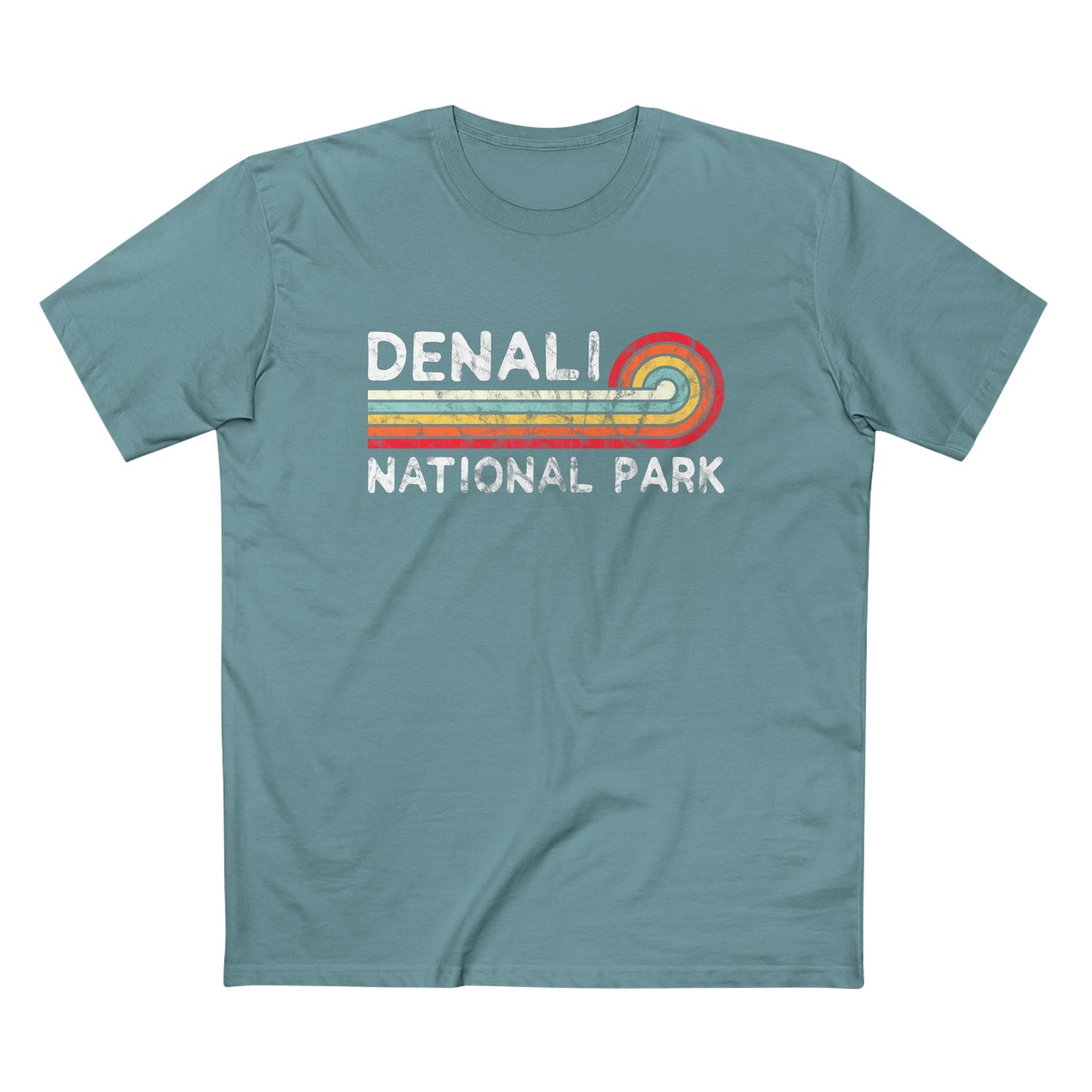 Denali National Park T-Shirt - Vintage Stretched Sunrise