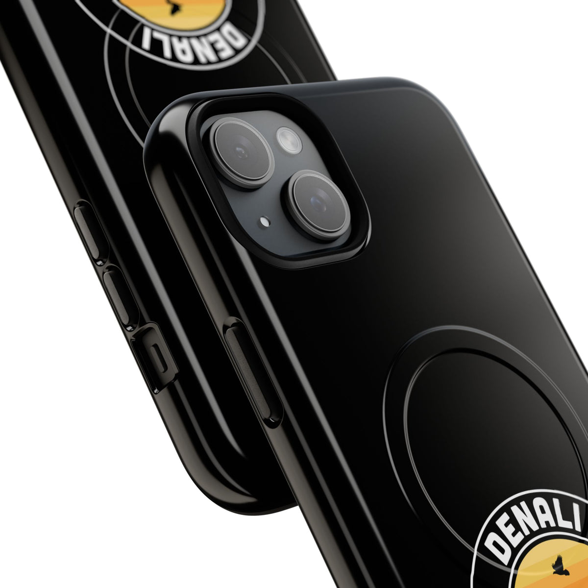 Denali National Park iPhone Case with MagSafe - Round Emblem Design