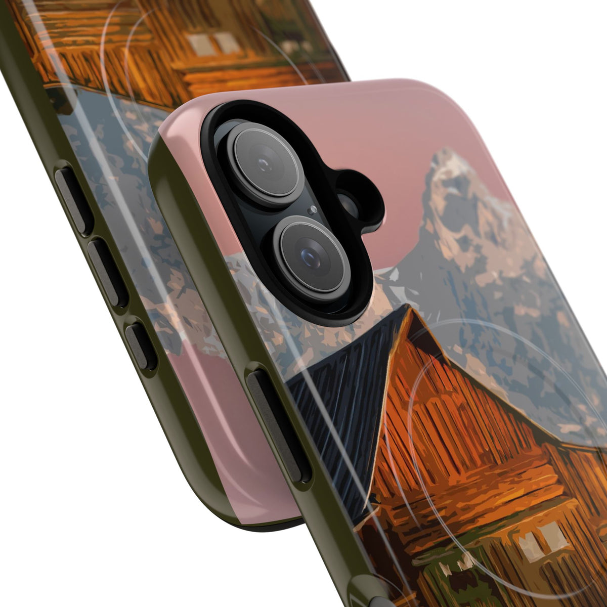 Grand Teton National Park iPhone Case with MagSafe - Moulton Barn