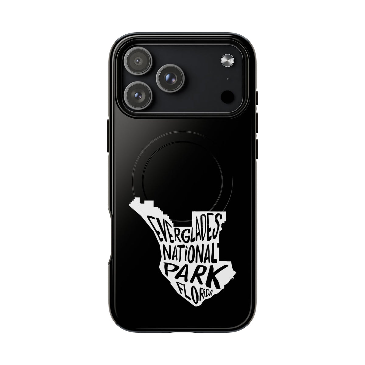 Everglades National Park iPhone Case with MagSafe - Map Design