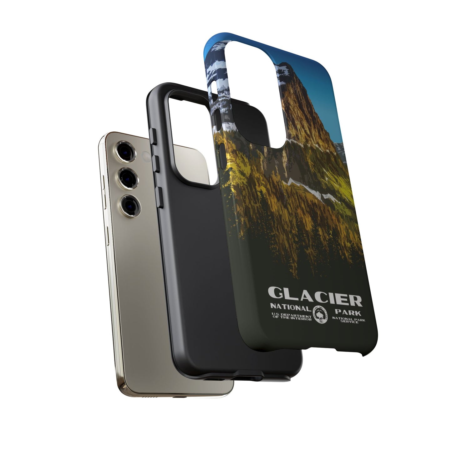 Glacier National Park Phone Case - WPA Style