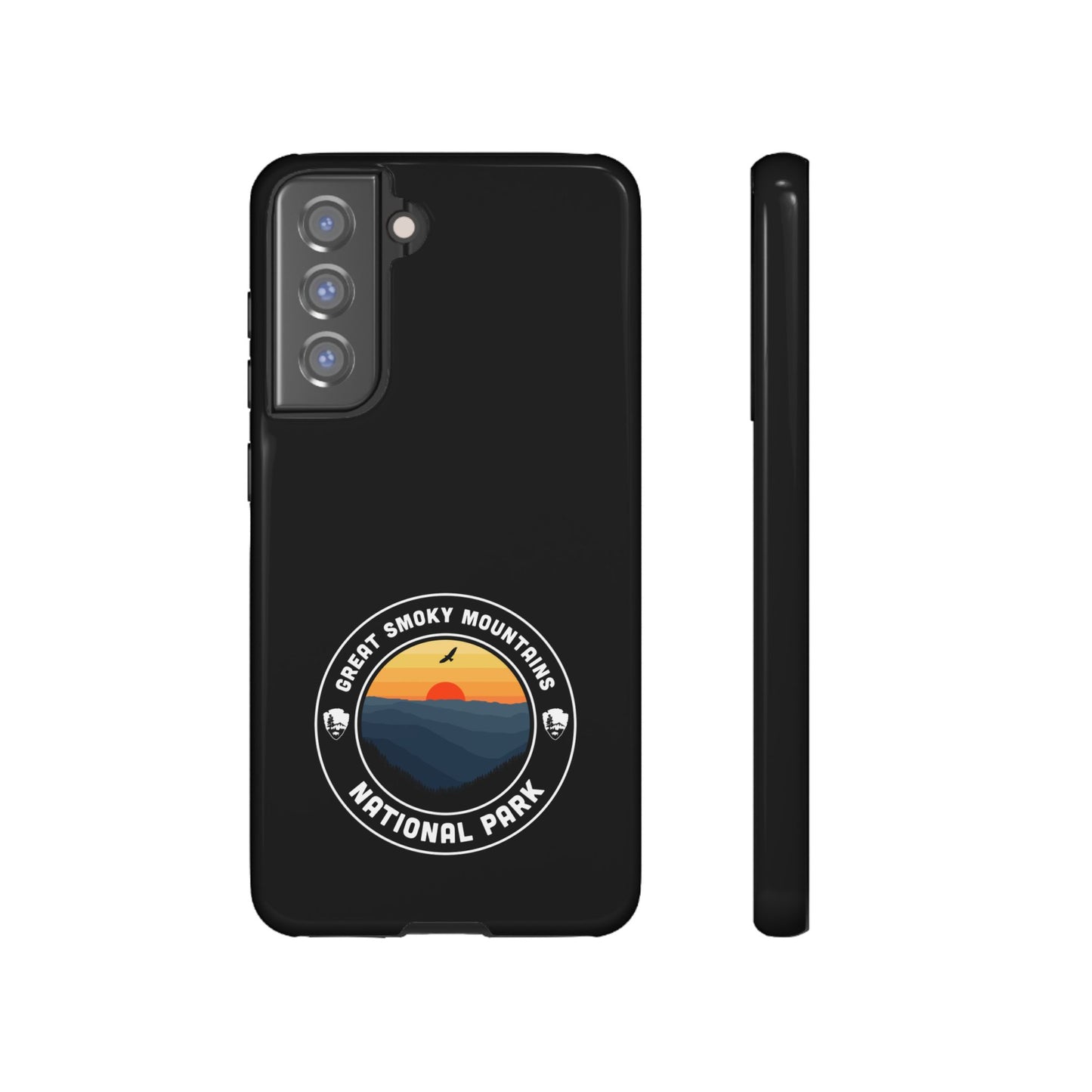 Great Smoky Mountains National Park Phone Case - Round Emblem Design