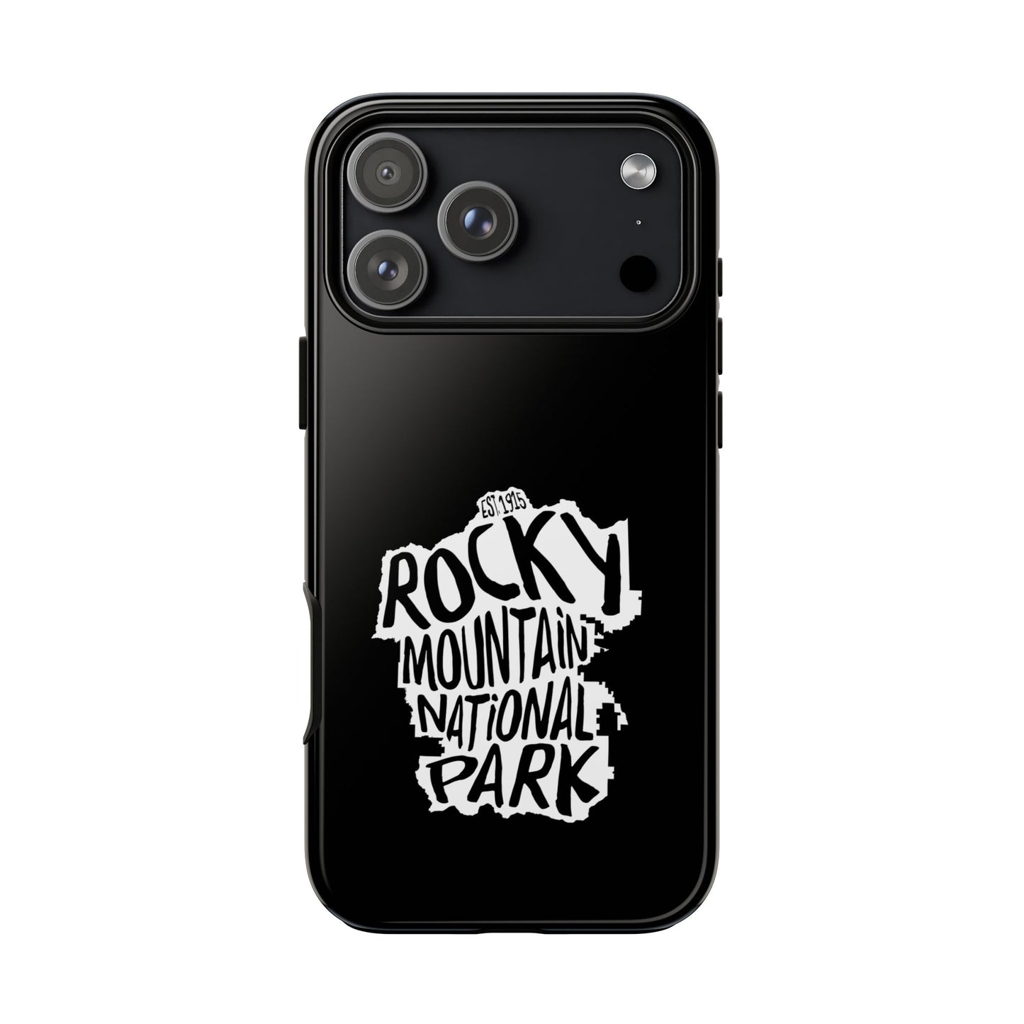 Rocky Mountain National Park Phone Case - Map Design