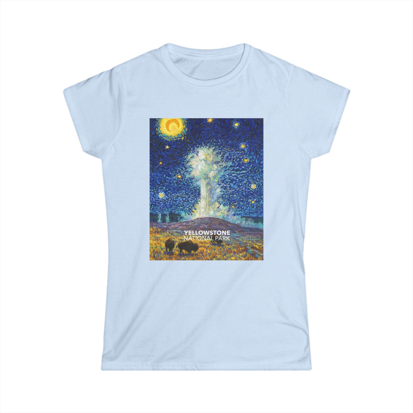 Yellowstone National Park T-Shirt - Women's Starry Night