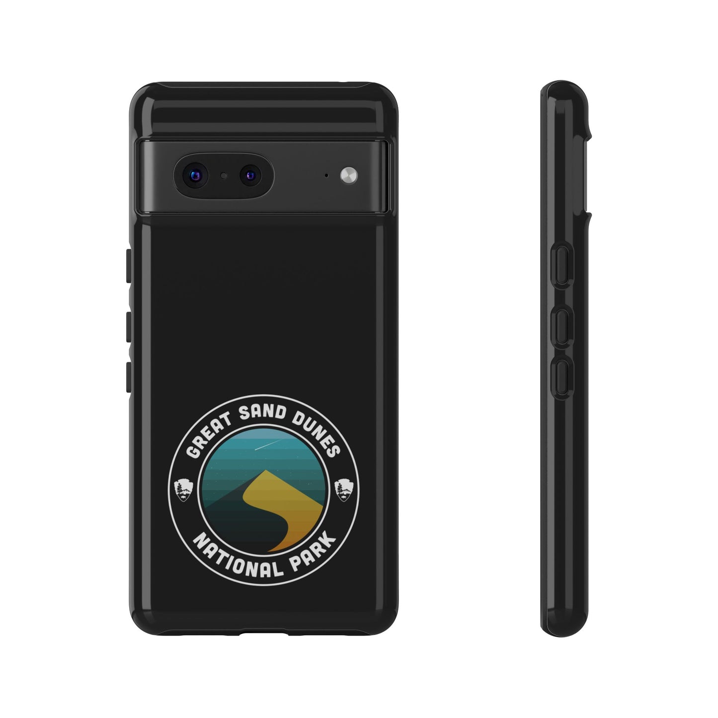 Great Sand Dunes National Park Phone Case - Round Emblem Design