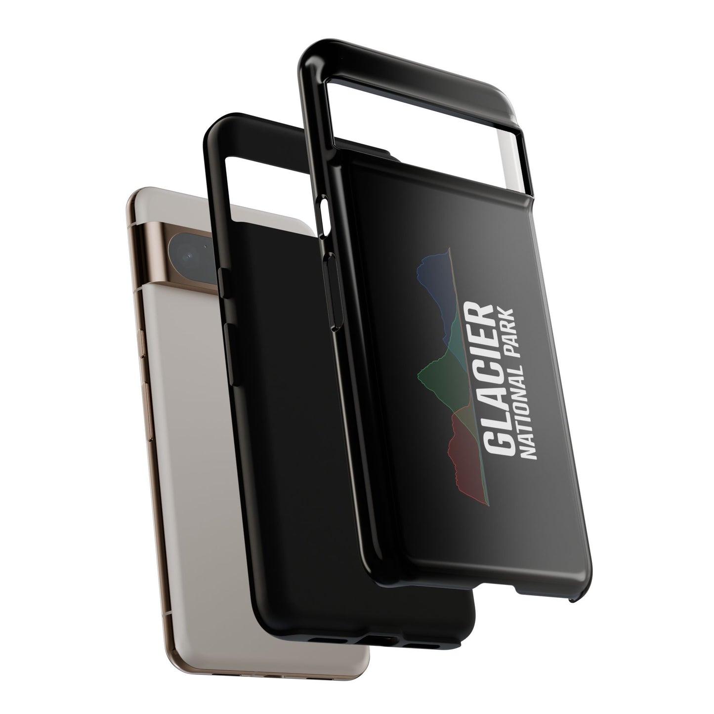 Glacier National Park Phone Case - Histogram Design