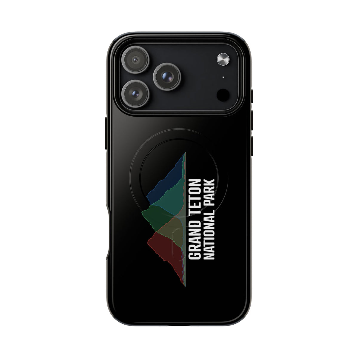 Grand Teton National Park iPhone Case with MagSafe - Histogram Design