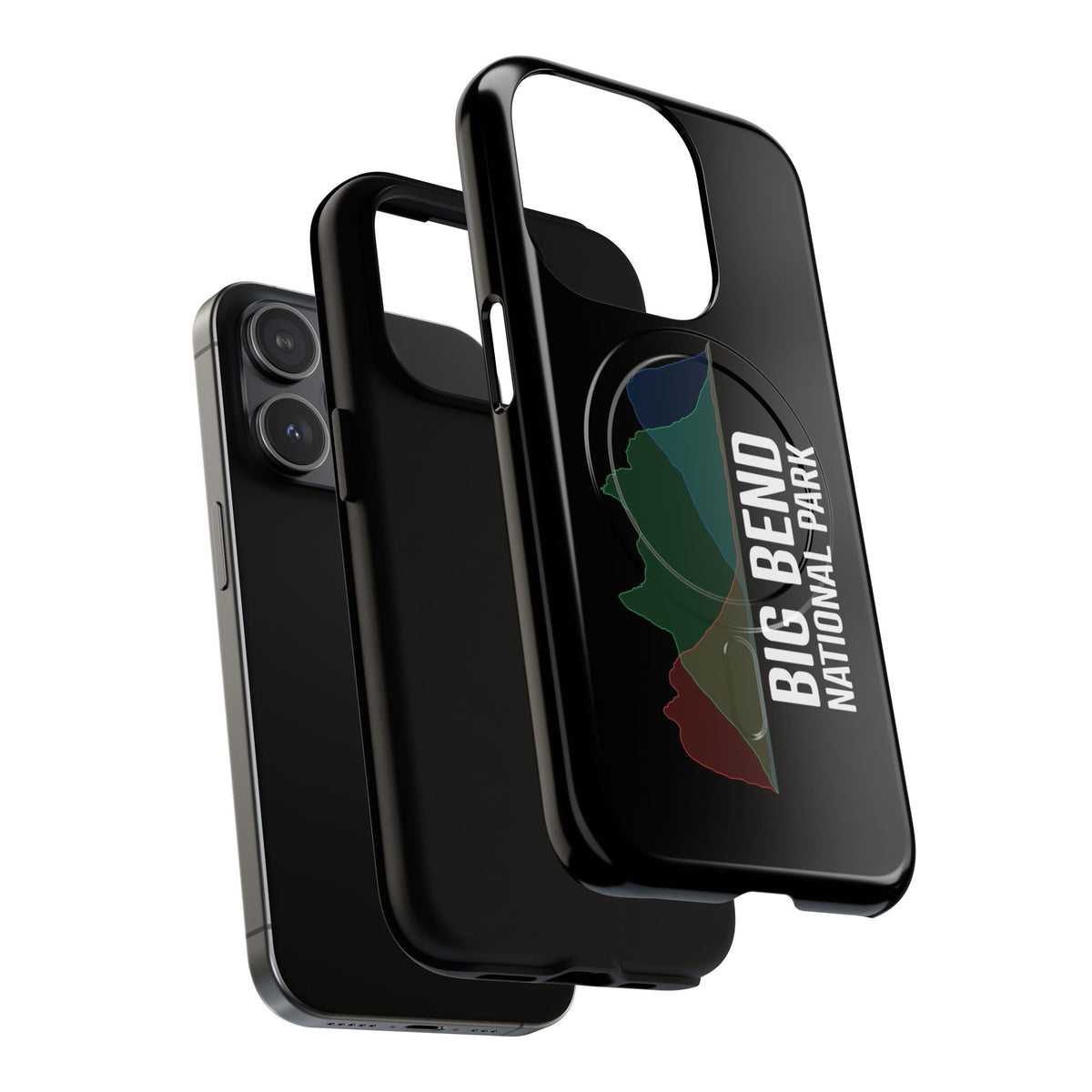 Big Bend National Park iPhone Case with MagSafe - Histogram Design