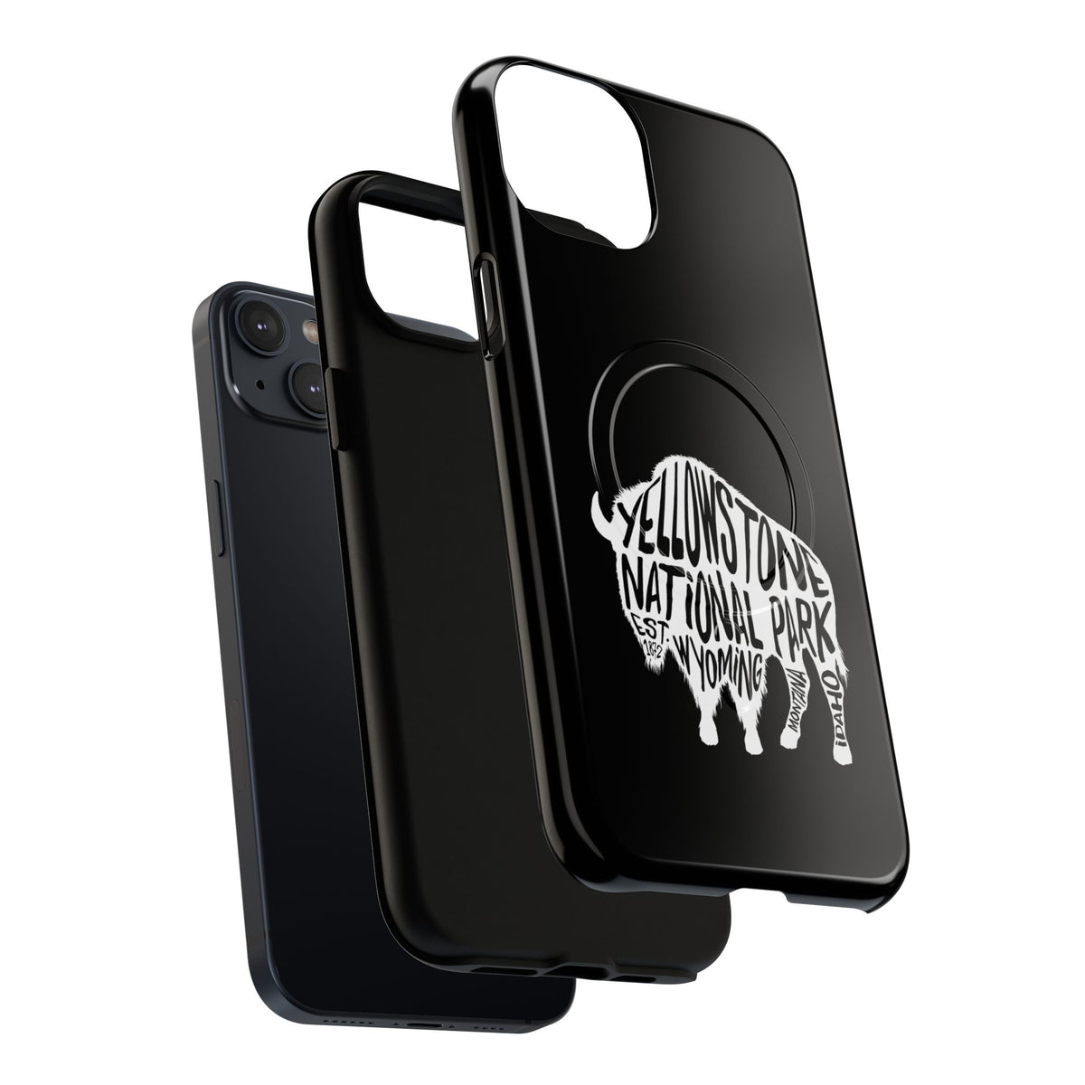 Yellowstone National Park iPhone Case with MagSafe - Bison Design