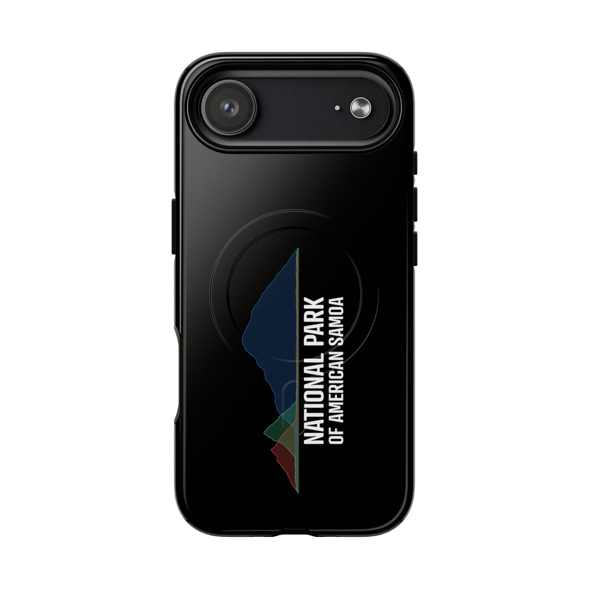 National Park of American Samoa iPhone Case with MagSafe - Histogram Design
