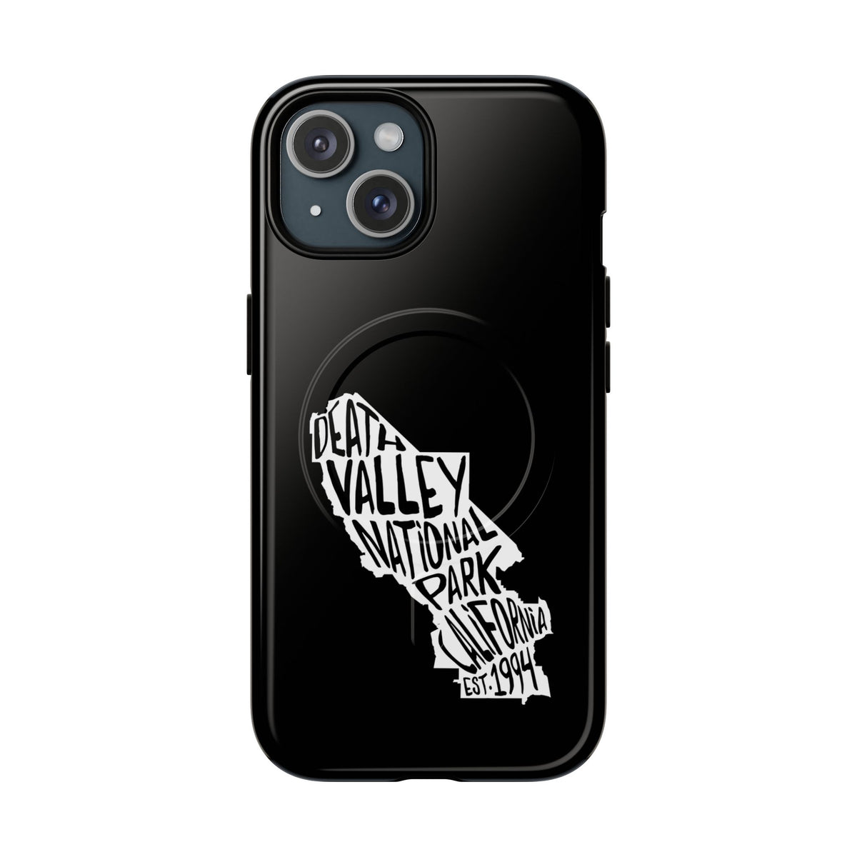 Death Valley National Park iPhone Case with MagSafe - Map Design