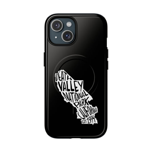 Death Valley National Park iPhone Case with MagSafe - Map Design