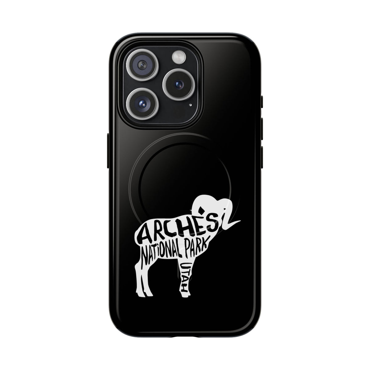 Arches National Park iPhone Case with MagSafe - Bighorn Sheep Design