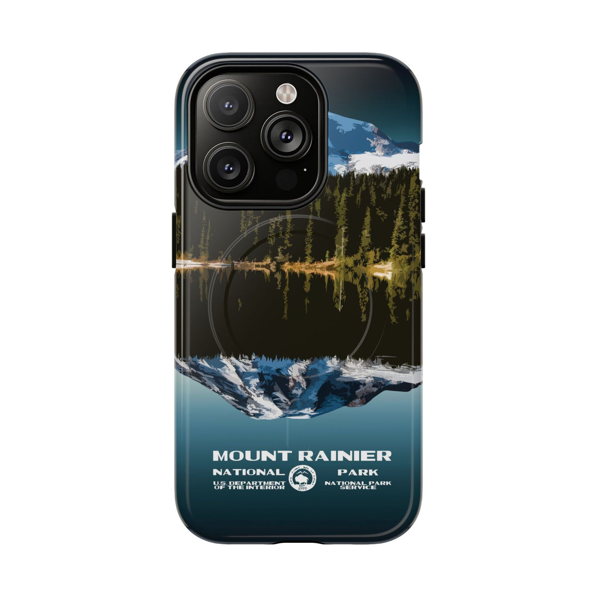Mount Rainier National Park iPhone Case with MagSafe - WPA Design