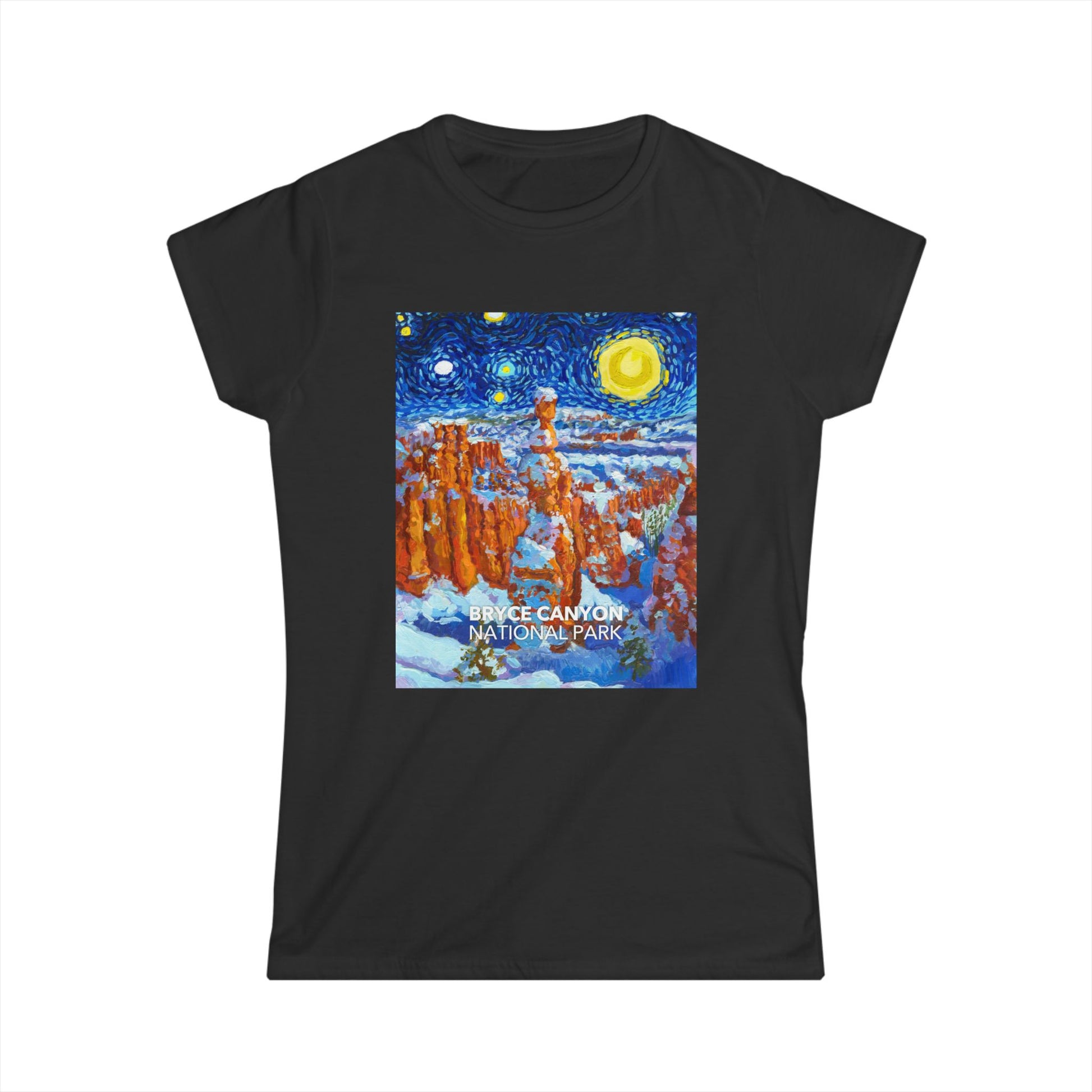 Bryce Canyon National Park T-Shirt - Women's Starry Night — Van Gogh ‘Starry Night’-style design
