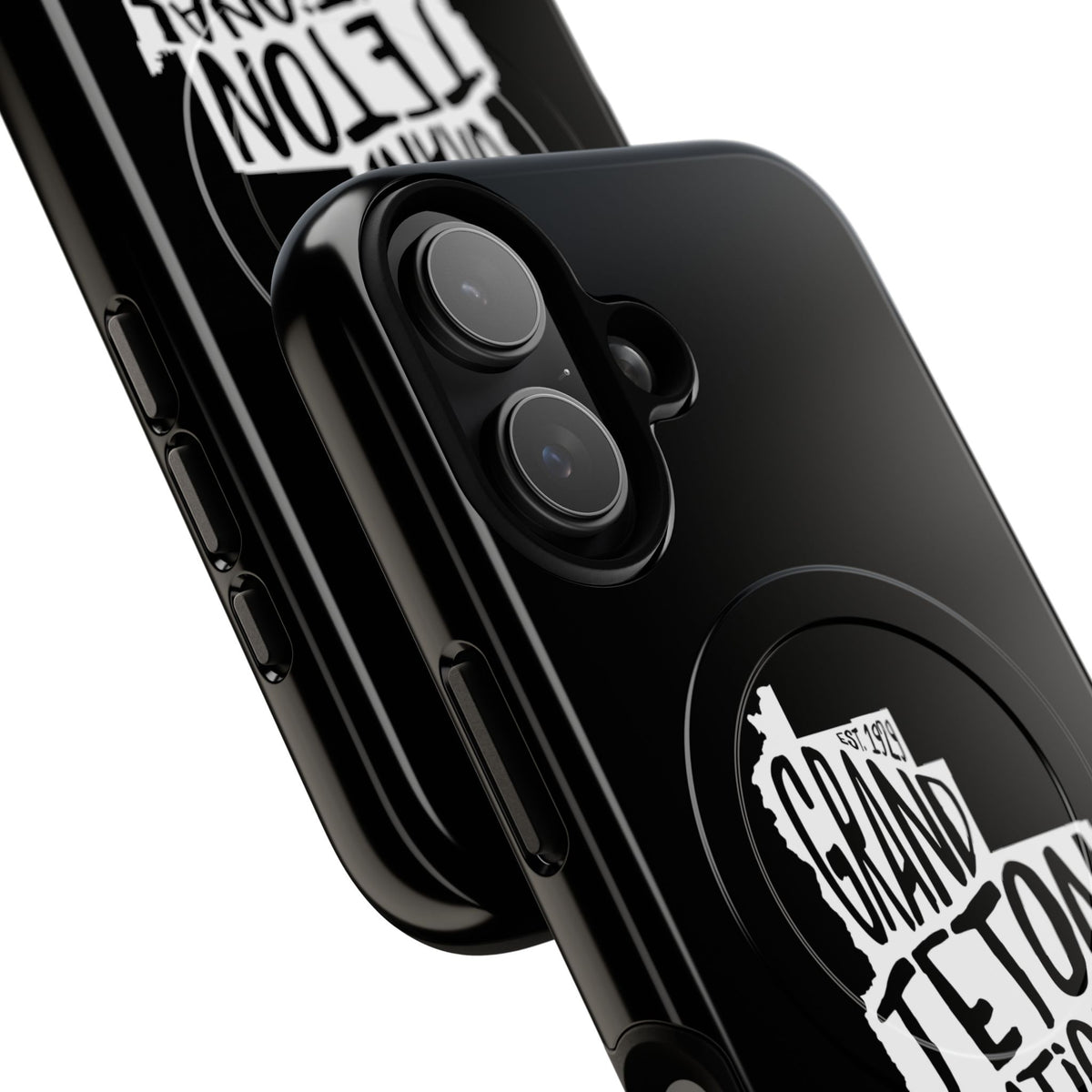Grand Teton National Park iPhone Case with MagSafe - Map Design