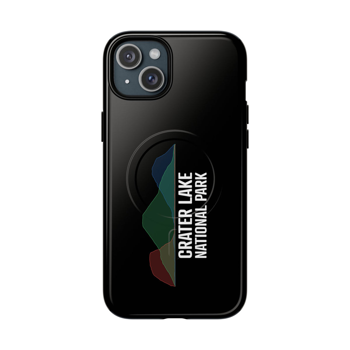 Crater Lake National Park iPhone Case with MagSafe - Histogram Design