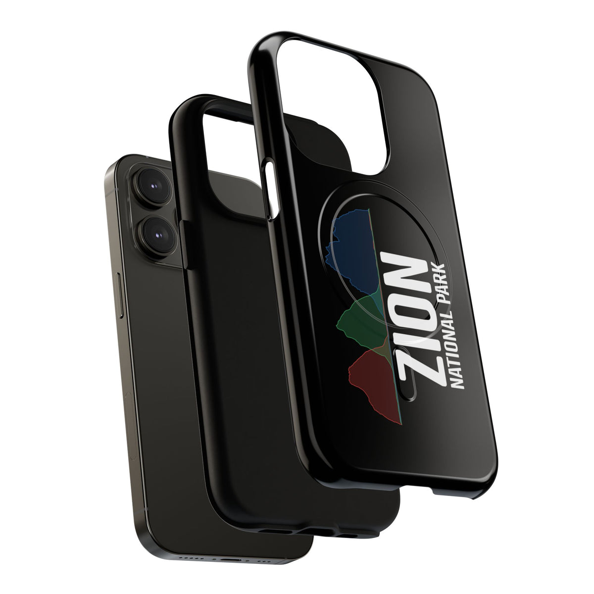 Zion National Park iPhone Case with MagSafe - Histogram Design