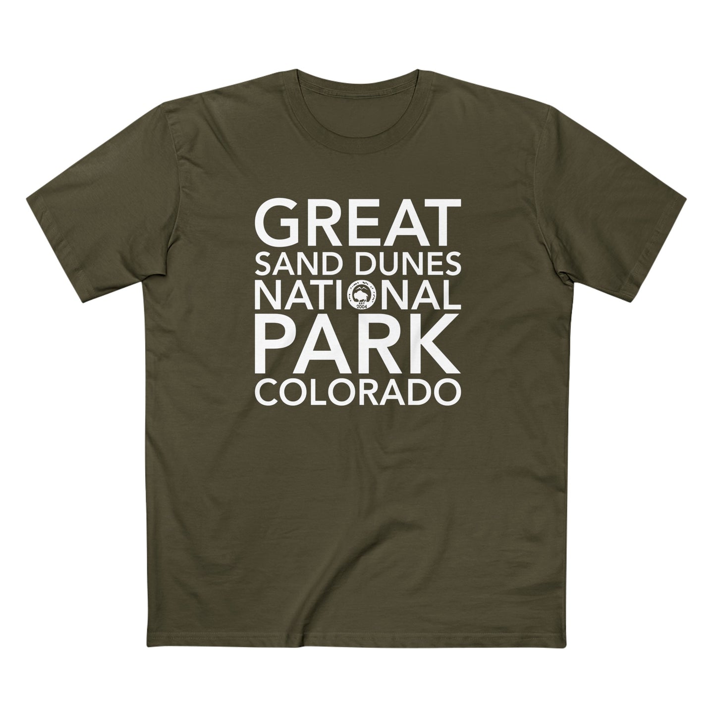 Great Sand Dunes National Park T-Shirt Block Text
