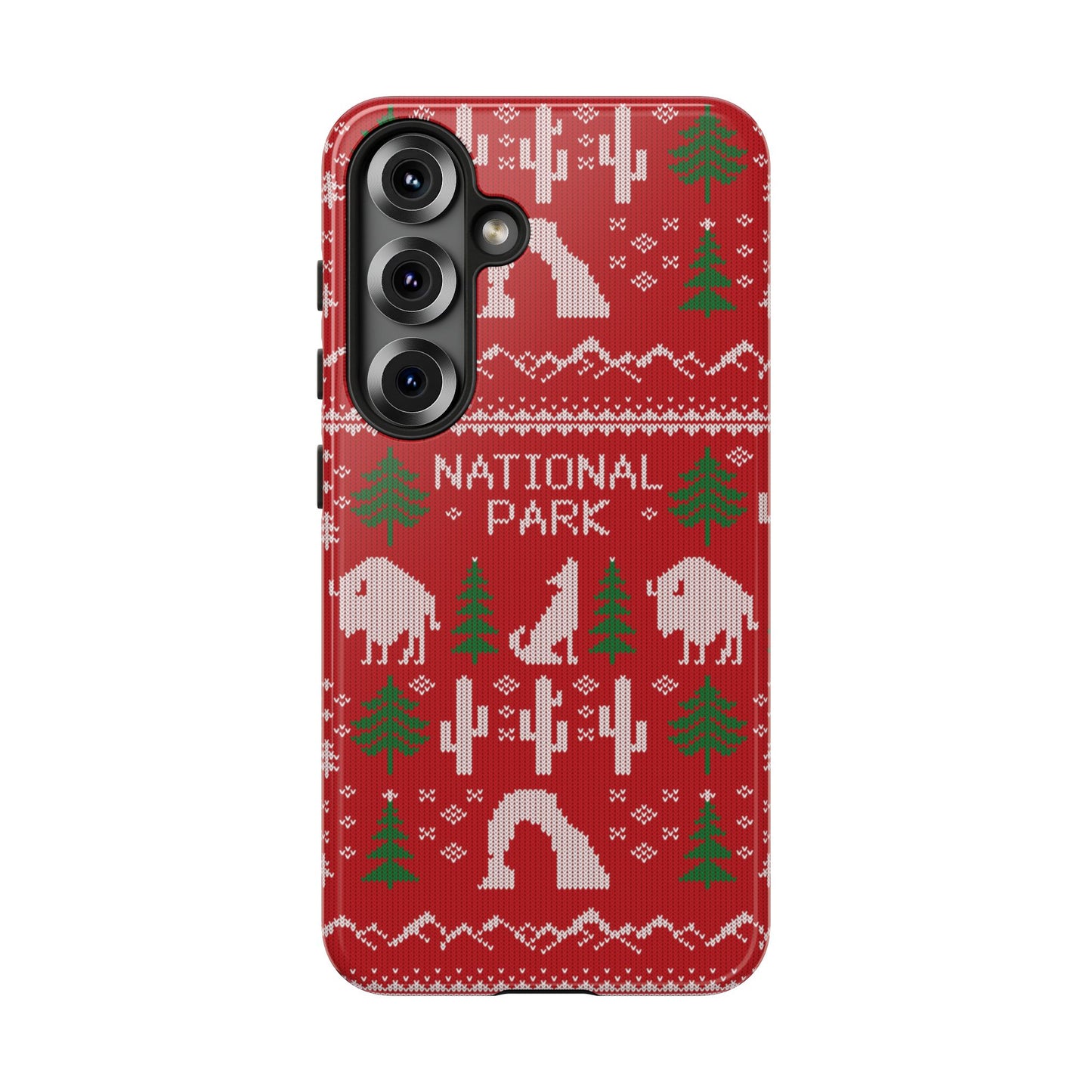 National Park Phone Case - Fair Isle Pattern