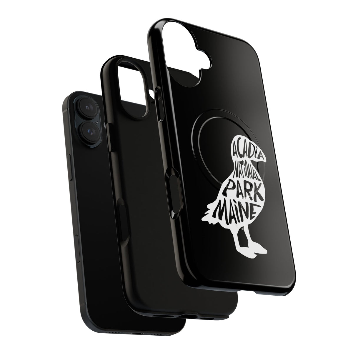 Acadia National Park iPhone Case with MagSafe - Puffin Design