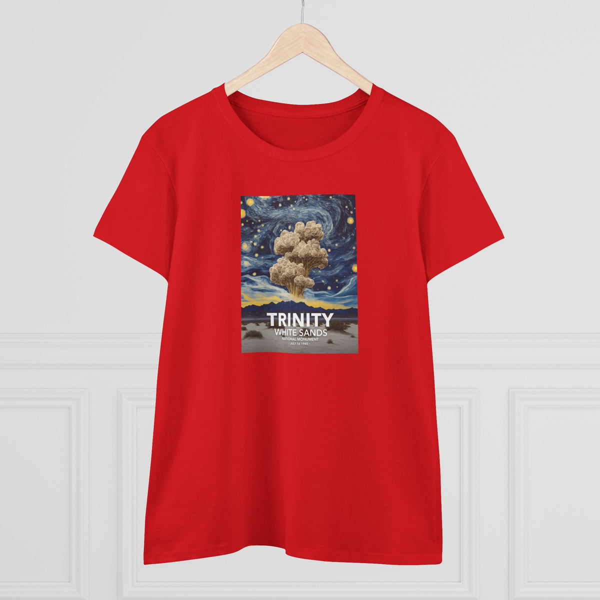 White Sands National Park Women's T-Shirt - Starry Night Trinity Test