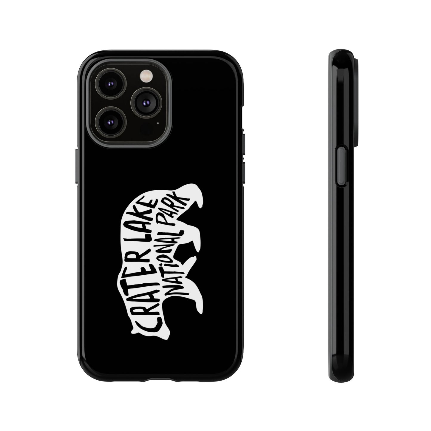 Crater Lake National Park Phone Case - Black Bear Design