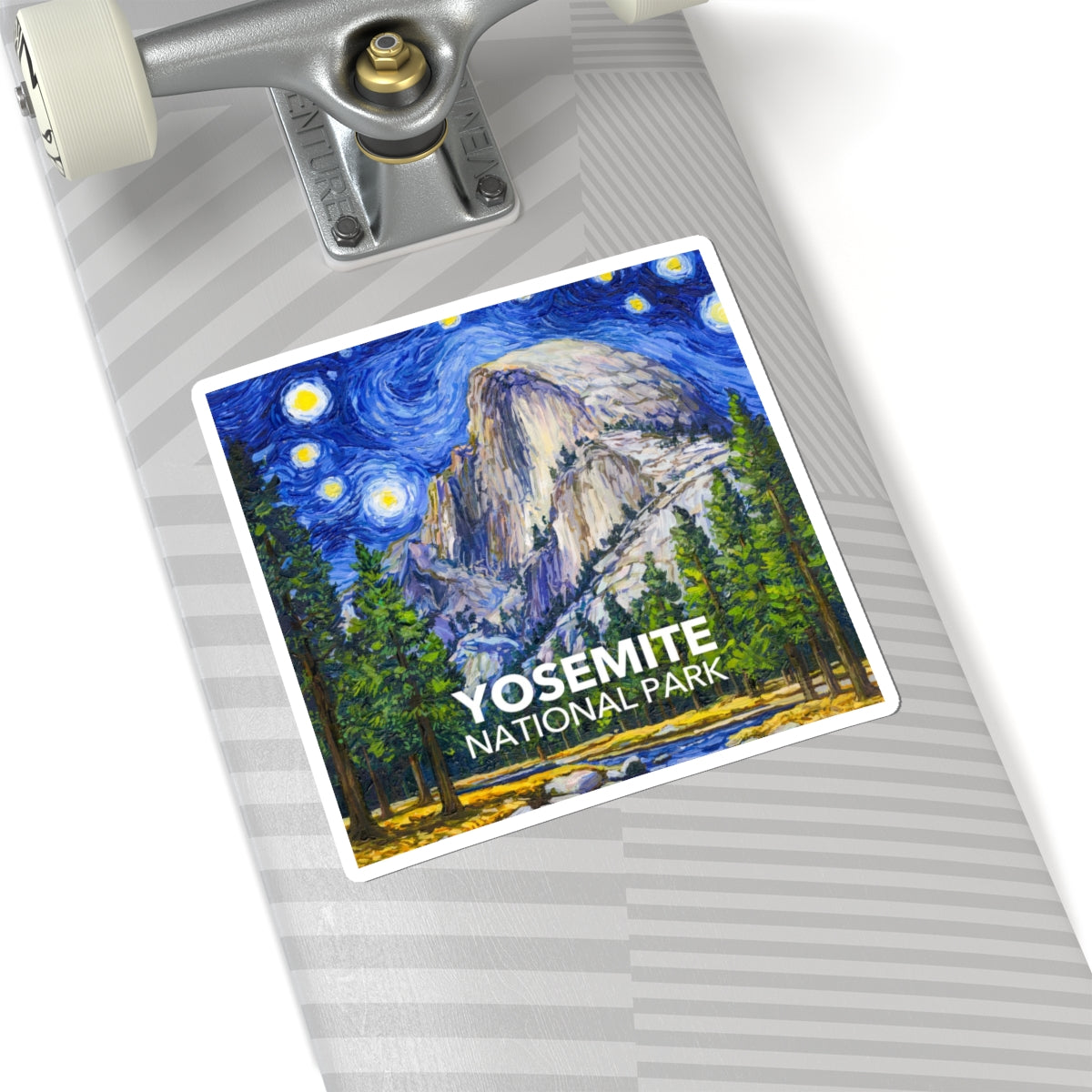 Yosemite National Park Sticker - The Starry Night