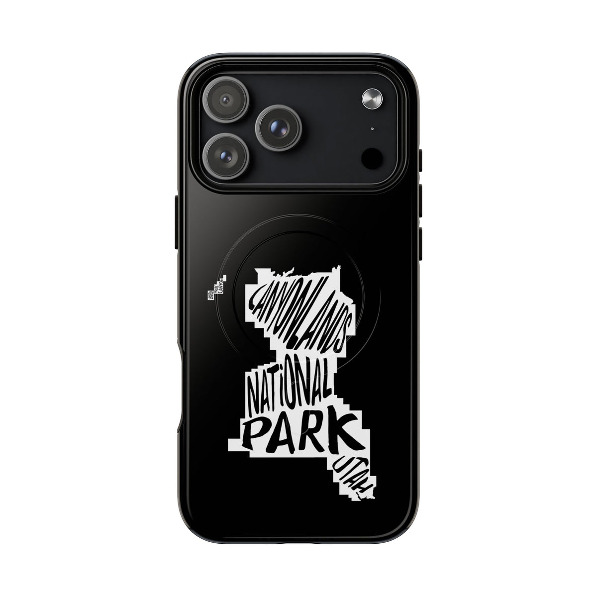 Canyonlands National Park iPhone Case with MagSafe - Map Design